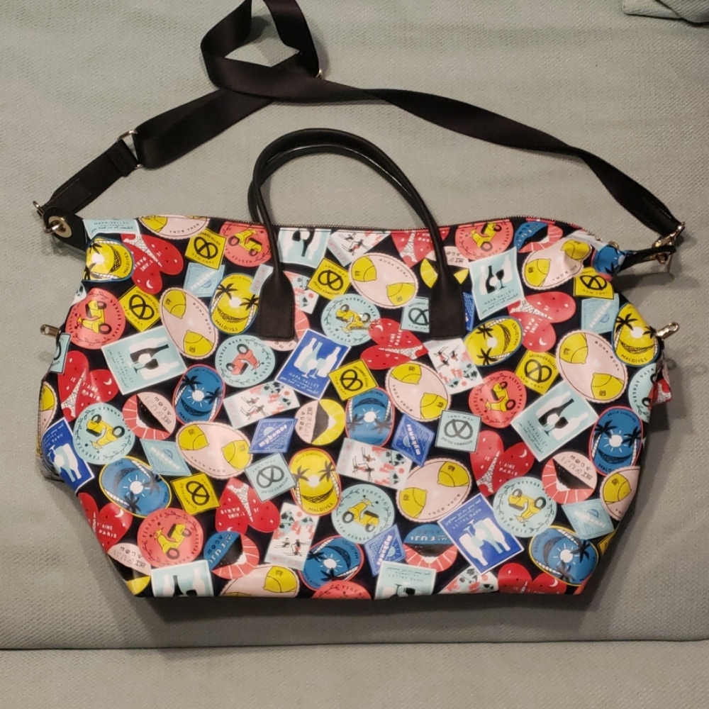 Kate spade vinyl weekender